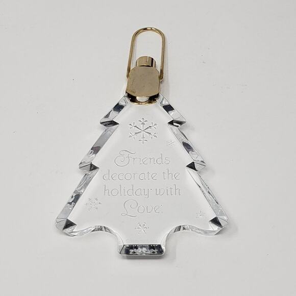 1988 Hallmark Tree of Friendship Lighted Acrylic Holiday Christmas Ornament. - Picture 4 of 7